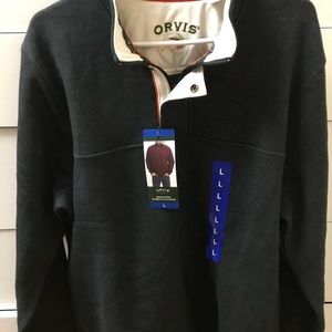 Orvis pullover fleece, size large